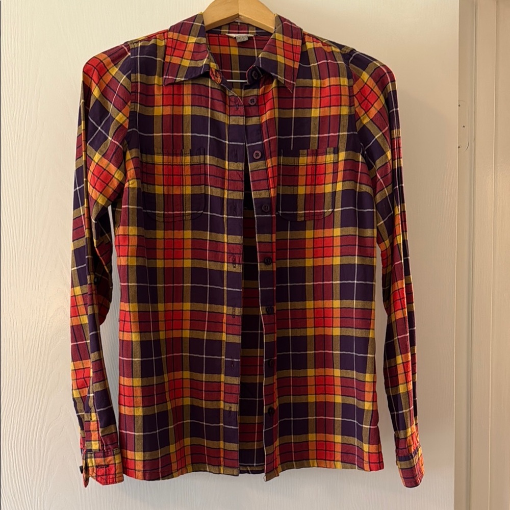 Fossil Plaid Long Sleeve Shirt